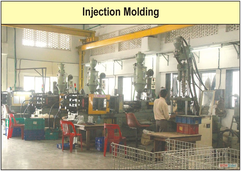 Injection Molding Factory Photograph
