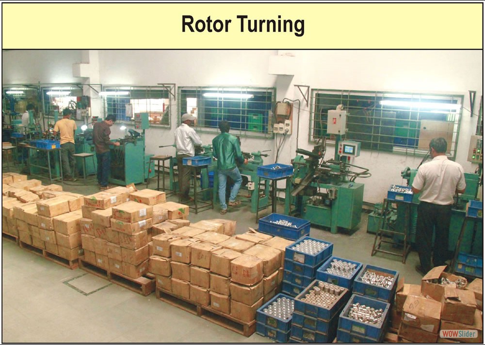 Rotor Turning Factory Photograph