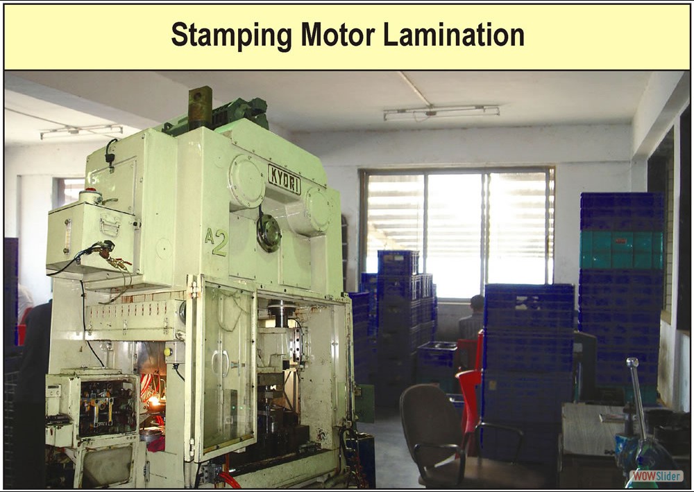Stamping Mototr Lamination Factory Photograph