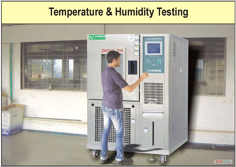 Temperature & Humidity Testing Factory Photograph